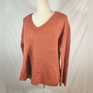 J. Crew V-Neck Alpaca Blend Knit Small